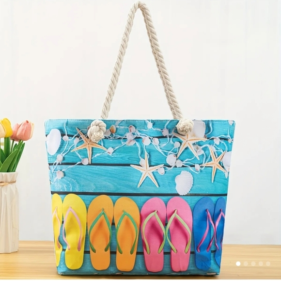 New Summer Beach Tote Bag - Picture 1 of 3